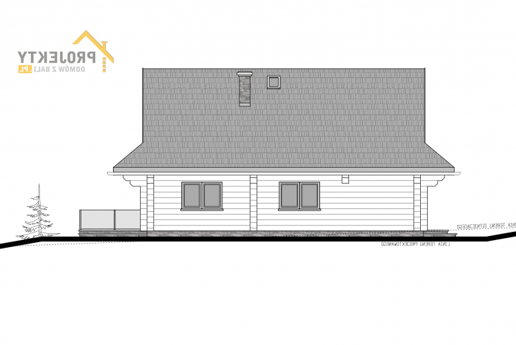 L-327 Dom z bali na skarpie